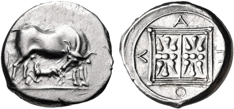 Illyria Silver Stater Apollonia 340-280 BC